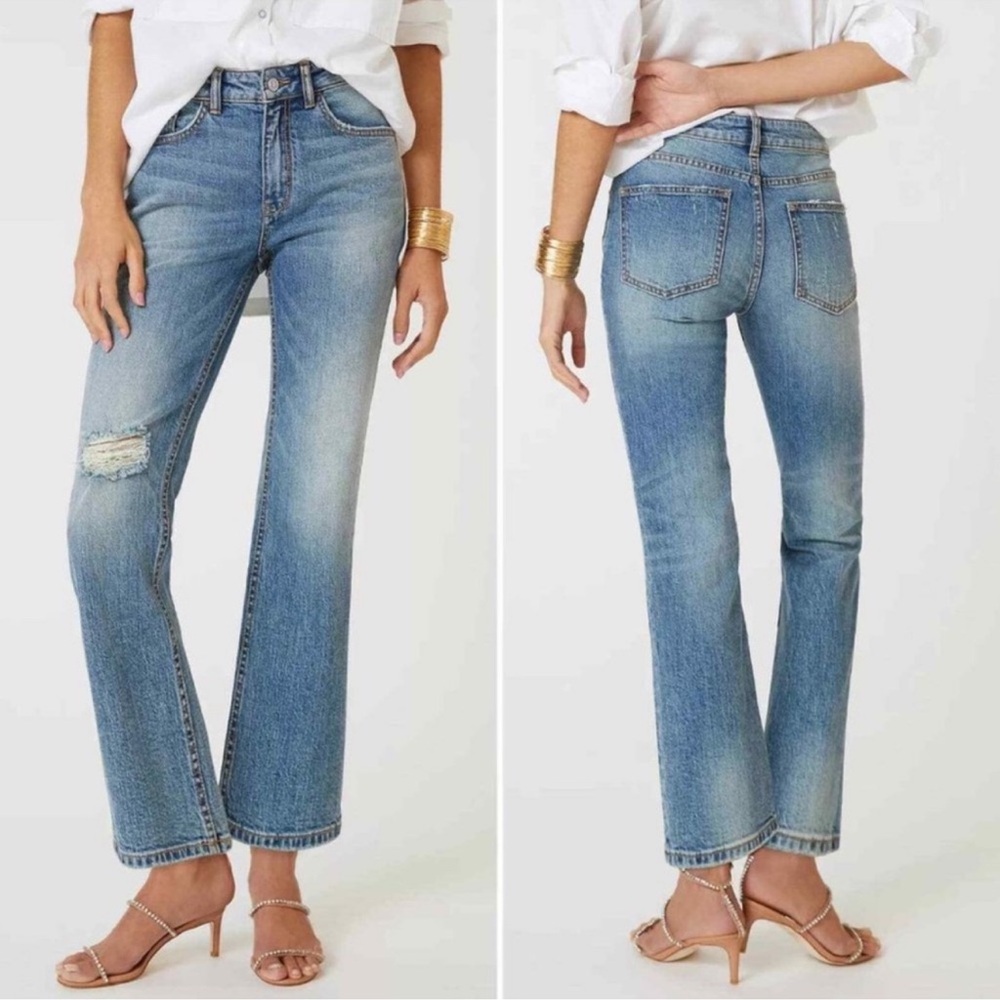 Anthropologie The Yaya Kick Flare Jeans